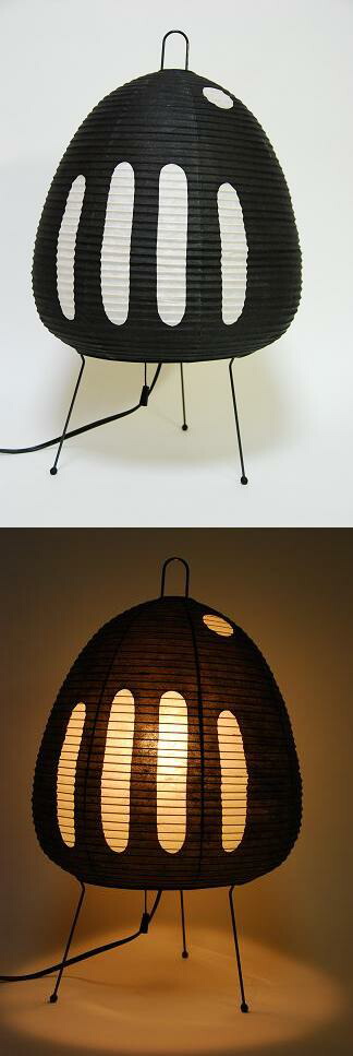 楽天市場】イサムノグチ AKARI あかり アカリ 1AB（抽象模様ブラック