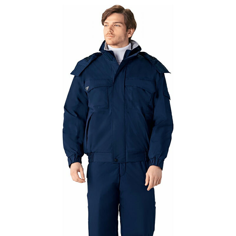 楽天市場】作業服 エコ防水防寒ブルゾン(フード付)秋冬用【S~EL】[男性