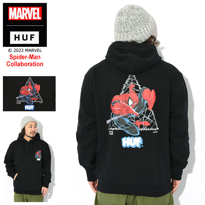 楽天市場】ハフ HUF パーカー プルオーバー メンズ スパイダーマン