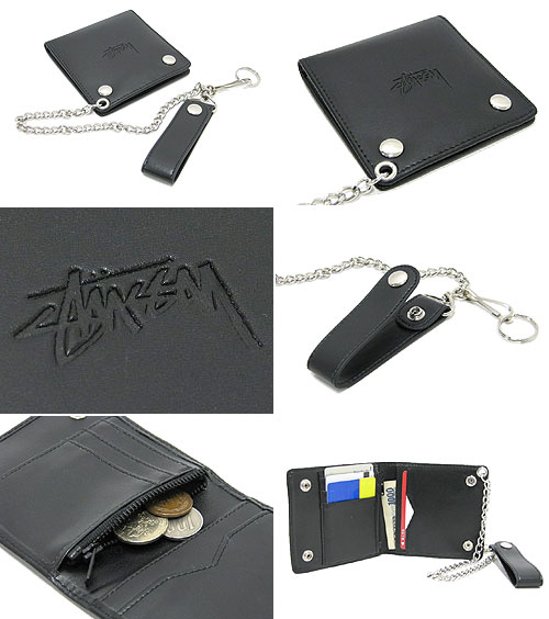 楽天市場】ステューシー STUSSY Biker ウォレット(stussy wallet 財布