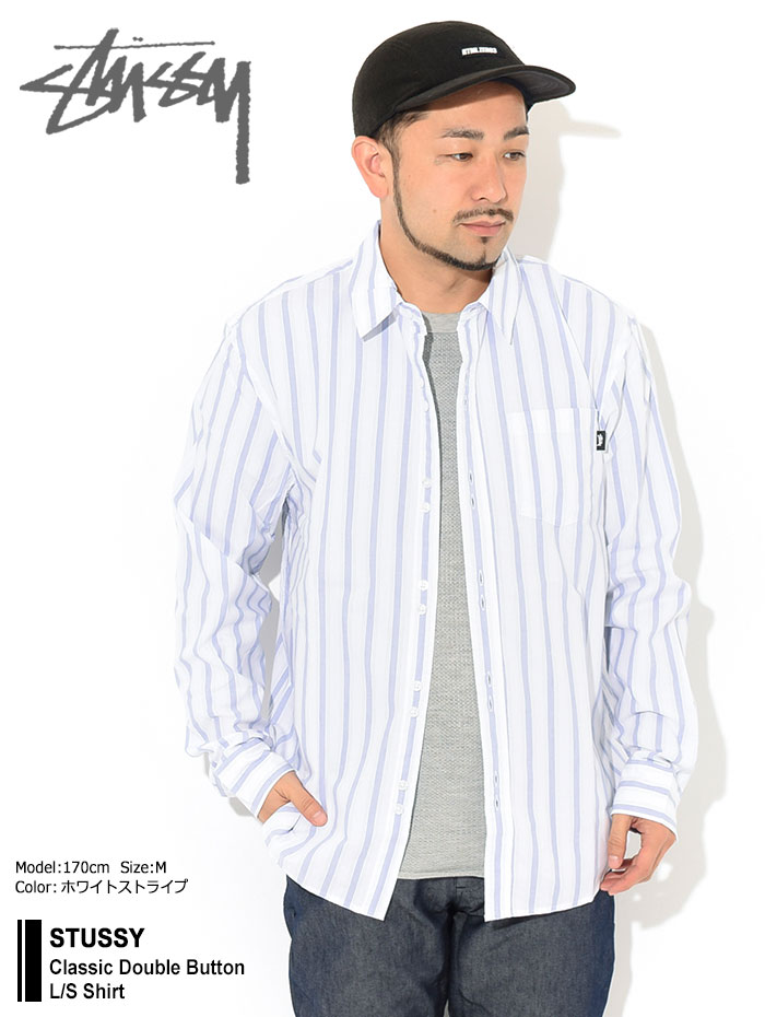 楽天市場】ステューシー STUSSY シャツ 長袖 メンズ Classic Double