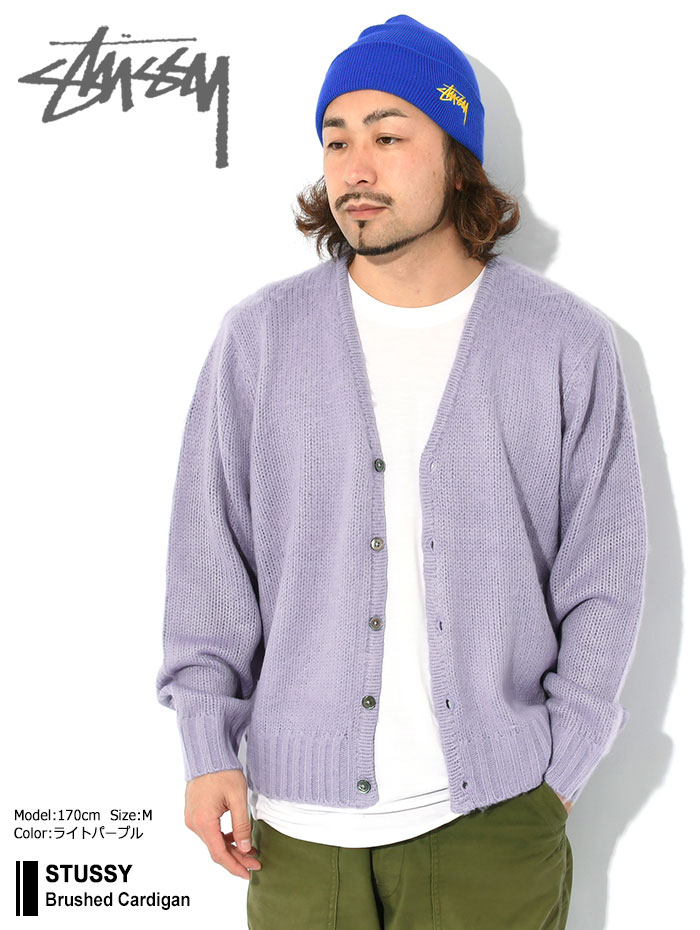 楽天市場】ステューシー STUSSY カーディガン Brushed ( stussy