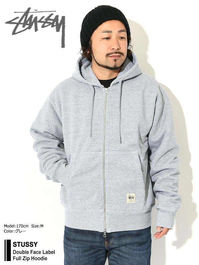 楽天市場】ステューシー STUSSY パーカー ジップアップ メンズ Double