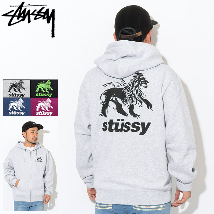楽天市場】ステューシー STUSSY パーカー ジップアップ メンズ Rasta