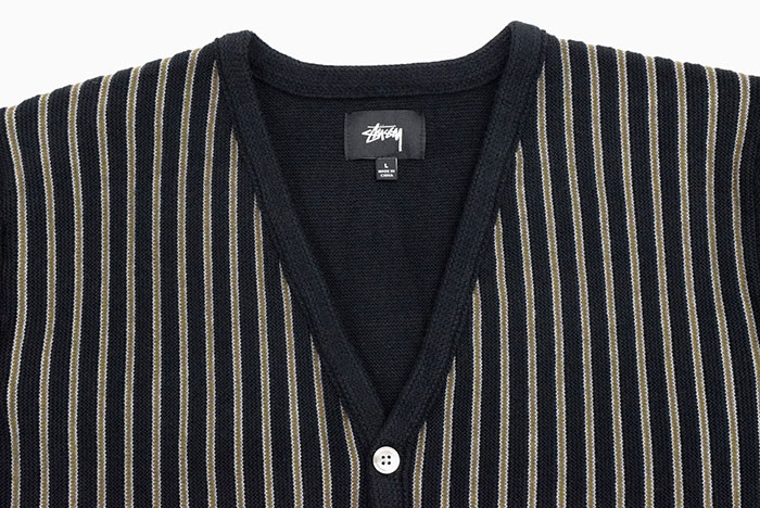 楽天市場】ステューシー STUSSY カーディガン Stripe ( stussy