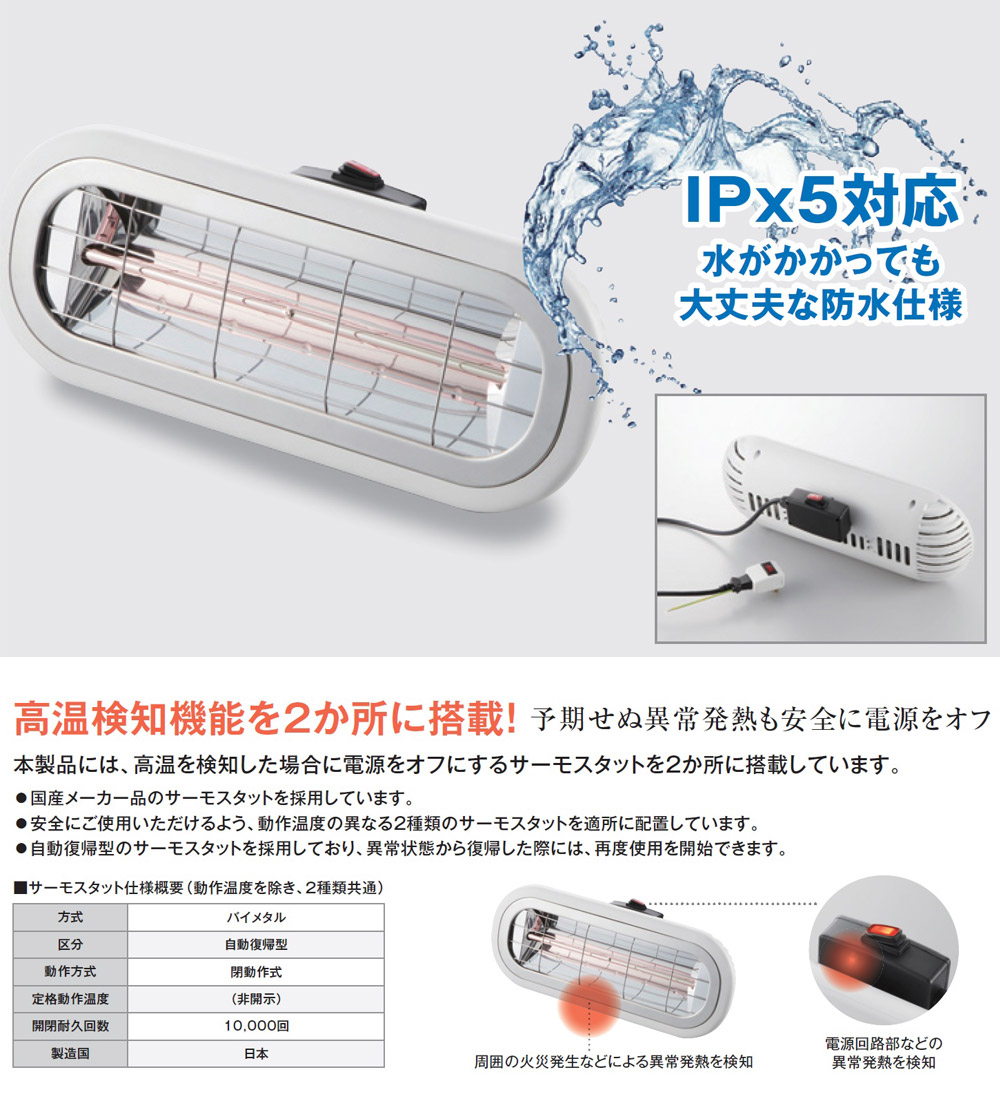 楽天市場】お風呂ヒーター 吊り下げモデル 100V 1000W ランドリー