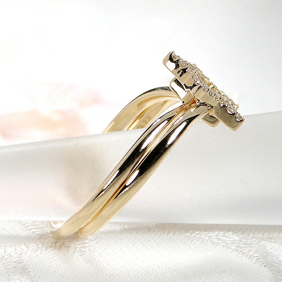 楽天市場】Pt900/K18YG【0.13ct】スターモチーフ ダイヤモンド セット