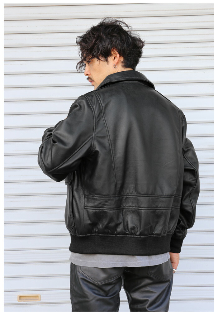 楽天市場】レザージャケット A2 フライトジャケット ラムレザー