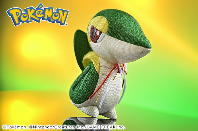 楽天市場】ポケモン Pokemon 真多呂人形 ツタージャ 江戸木目込み人形