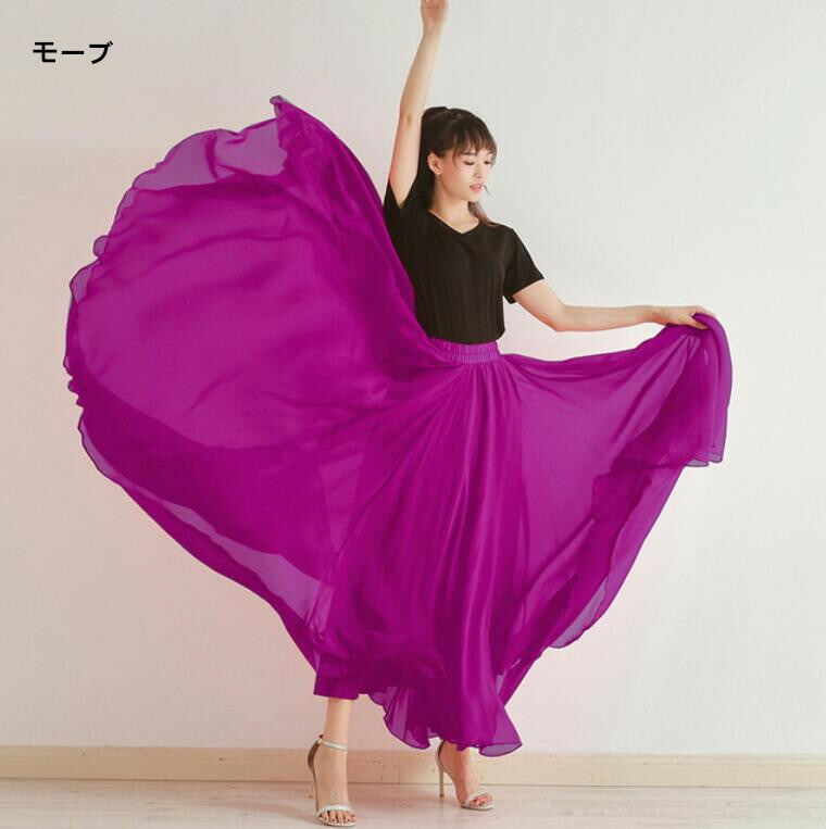 楽天市場】社交ダンス衣装720°広がるダンススカート80cm/85cm/90cm