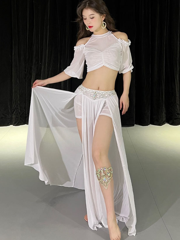 楽天市場】ベリーダンス衣装 上下セットアップ レディース ベリー