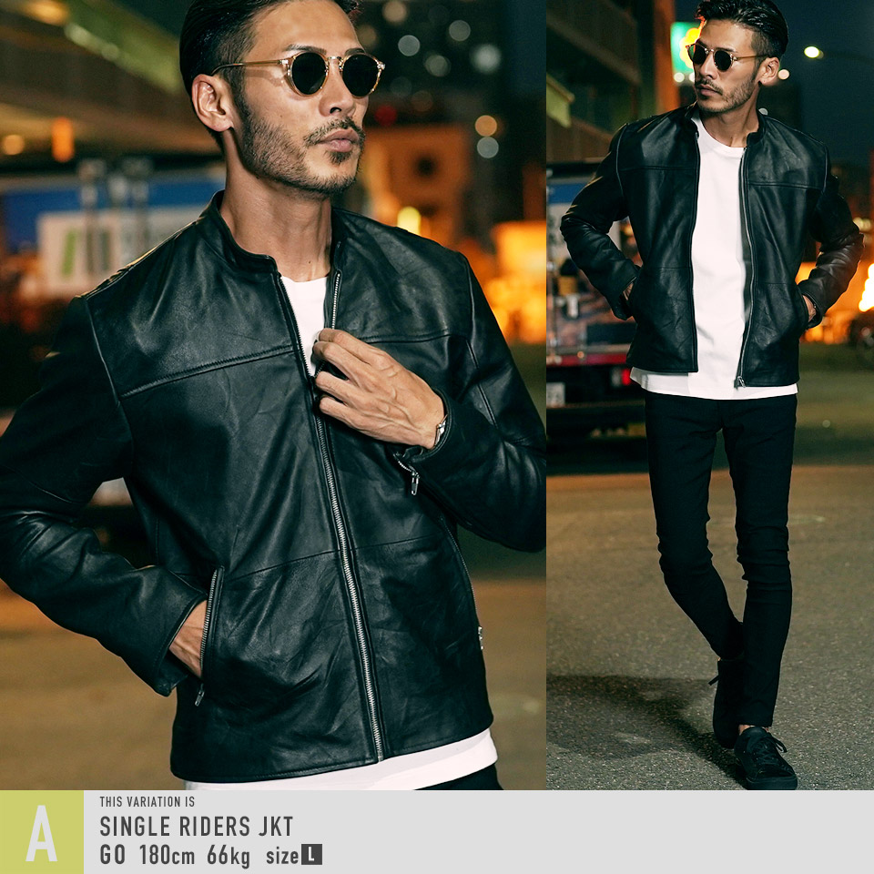 楽天市場】【在庫一掃FINALセール】革ジャン 本革 ライダース