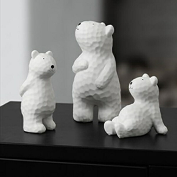 楽天市場】アニマルオブジェ セラミック 馬 熊 F 置物 可愛い 馬の置物