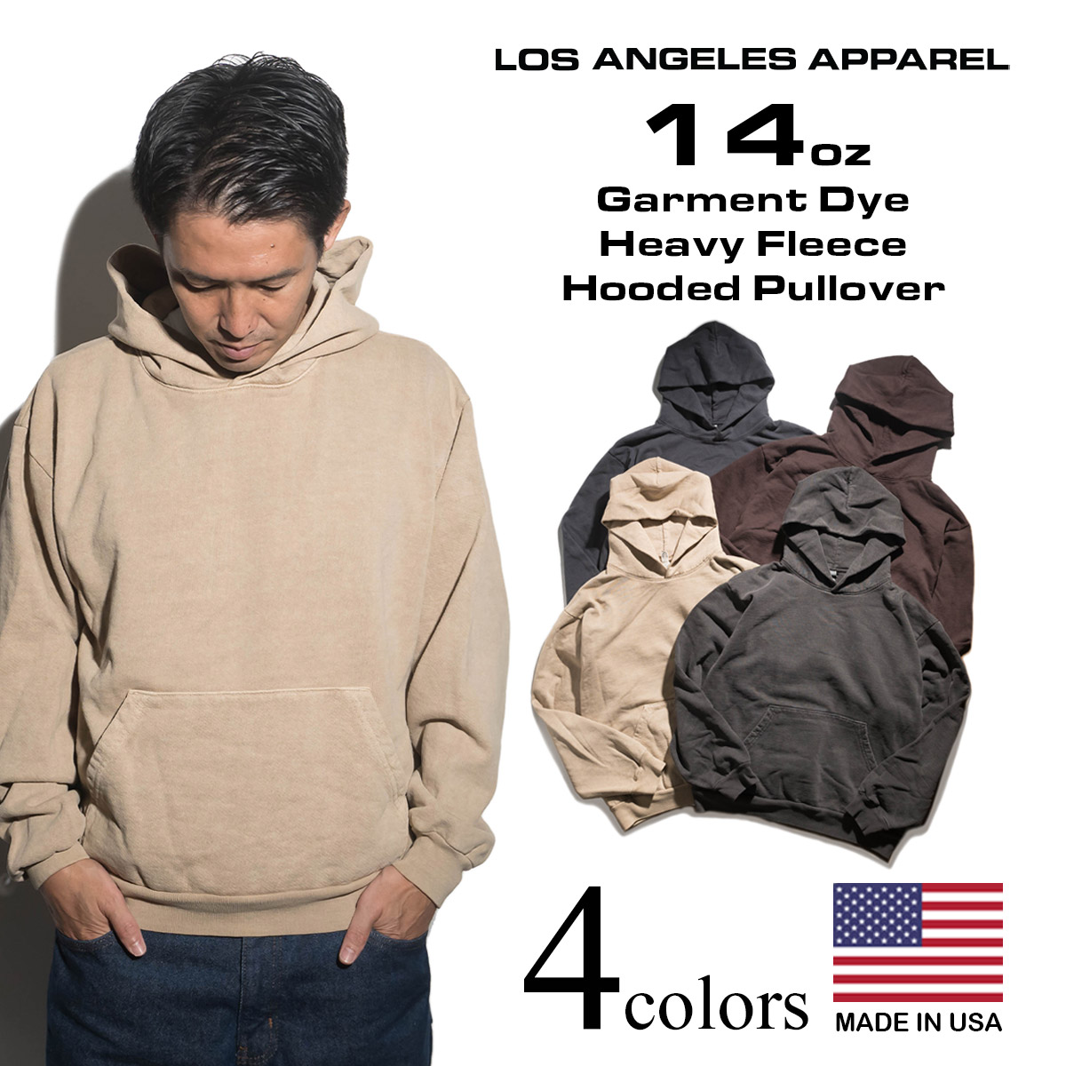 楽天市場】ロサンゼルスアパレル LOSANGELES APPAREL HF09GD 14オンス