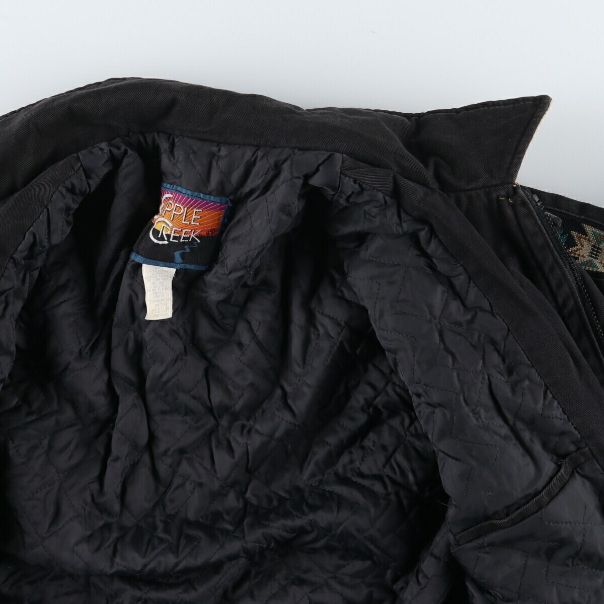 楽天市場】古着 90年代 CRIPPLE CREEK ネイティブ柄 コットンブルゾン