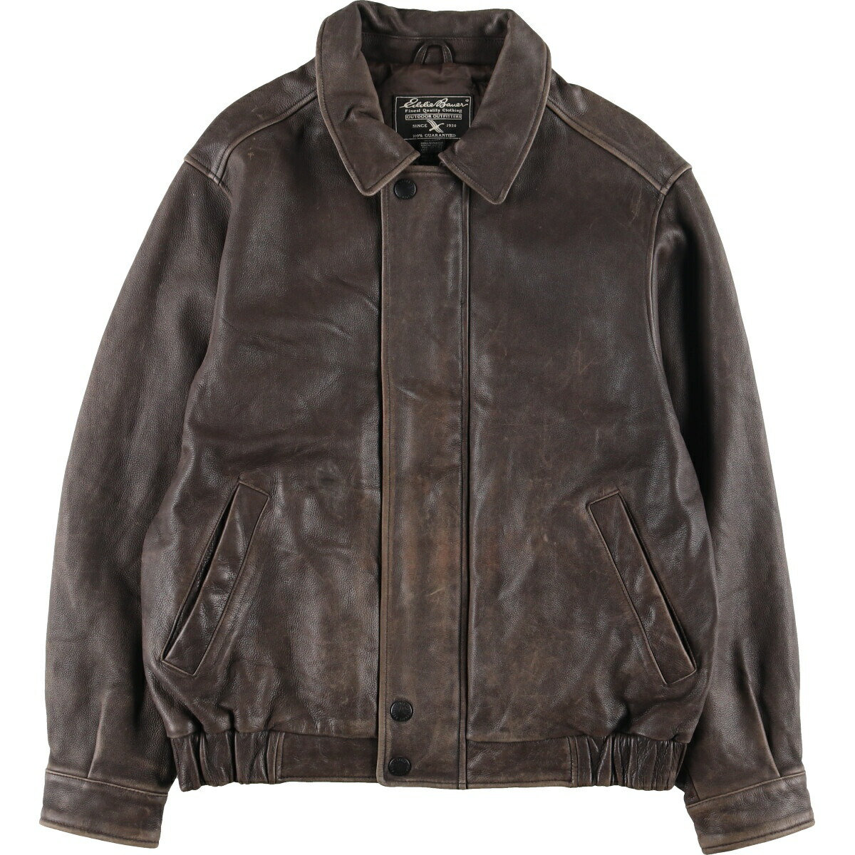 楽天市場】古着 エディーバウアー Eddie Bauer レザージャケット