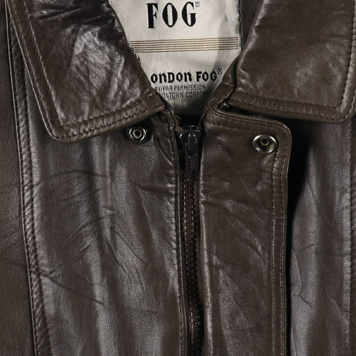 楽天市場】古着 ロンドンフォグ LONDON FOG レザーブルゾンタイプ