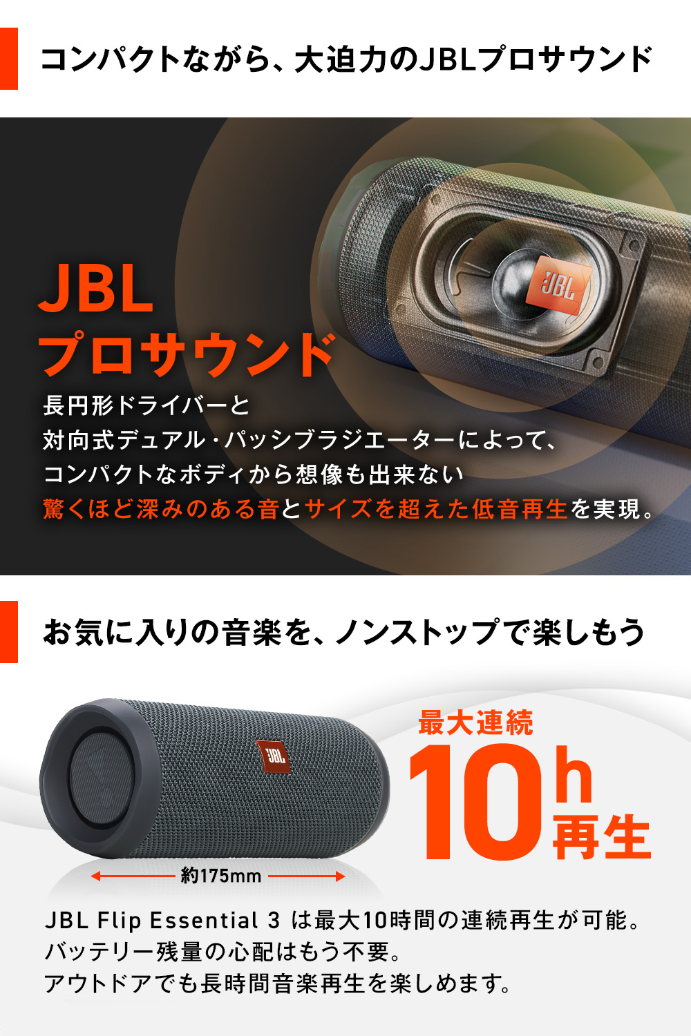 楽天市場】【公式限定】最新モデル JBL Bluetooth スピーカー FLIP