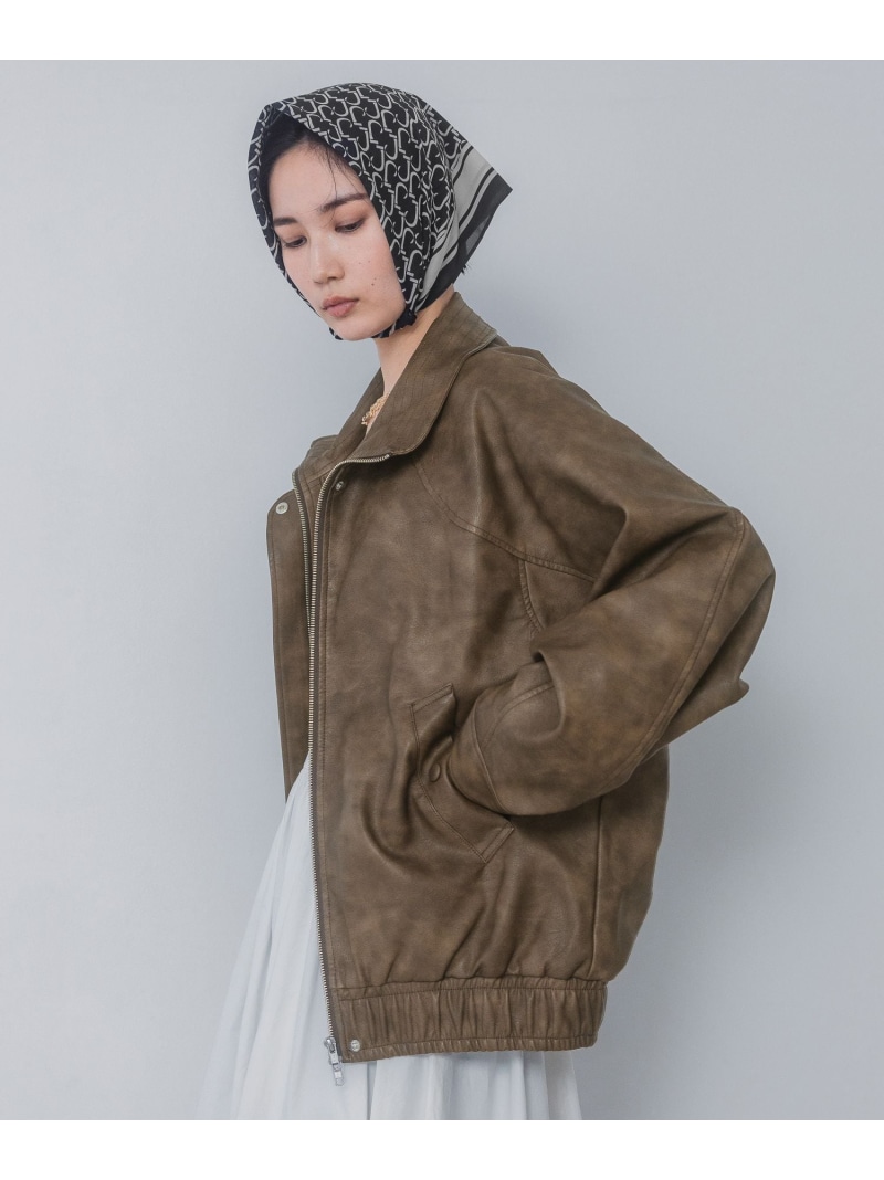 楽天市場】ヴィンテージレザーBIGブルゾン JEANASIS ジーナシス