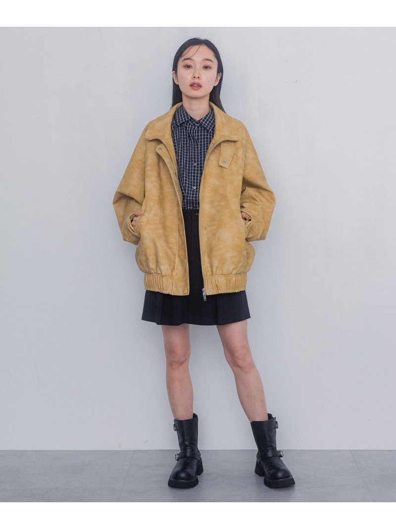 楽天市場】ヴィンテージレザーBIGブルゾン JEANASIS ジーナシス