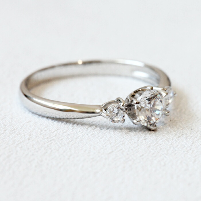 楽天市場】婚約指輪 PT900 プラチナリング ティファニー爪