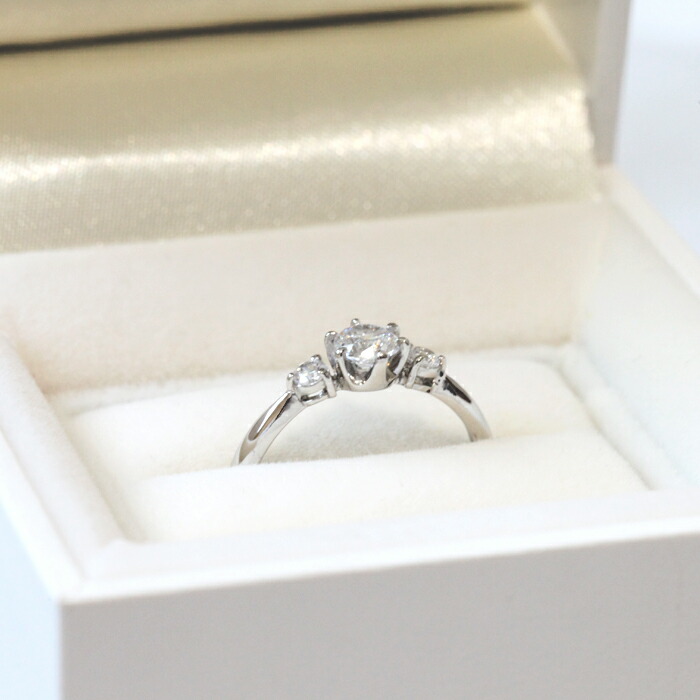 楽天市場】婚約指輪 PT900 プラチナリング ティファニー爪