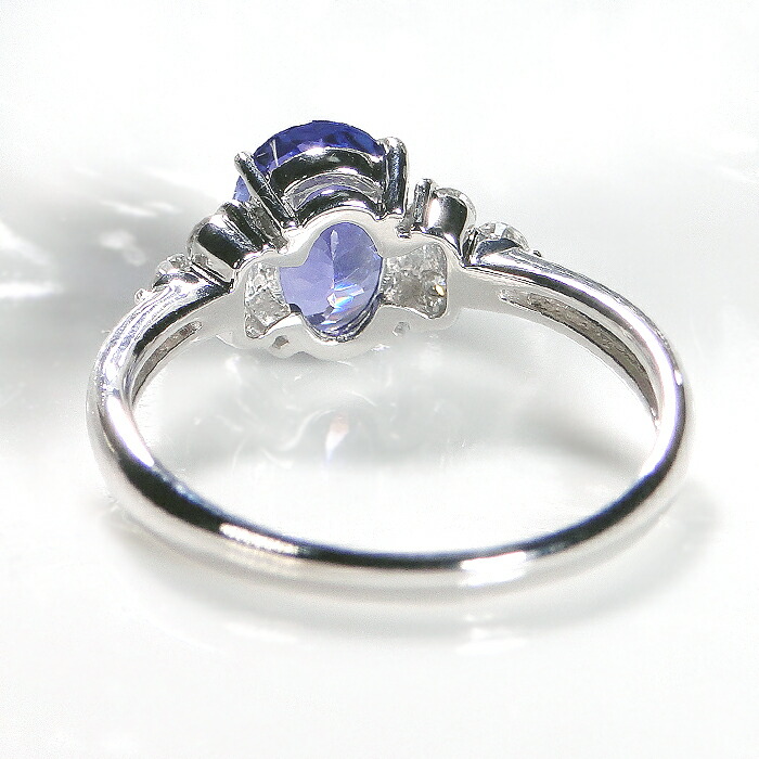 楽天市場】Pt900 タンザナイト ダイヤモンド リング【送料無料】青紫色