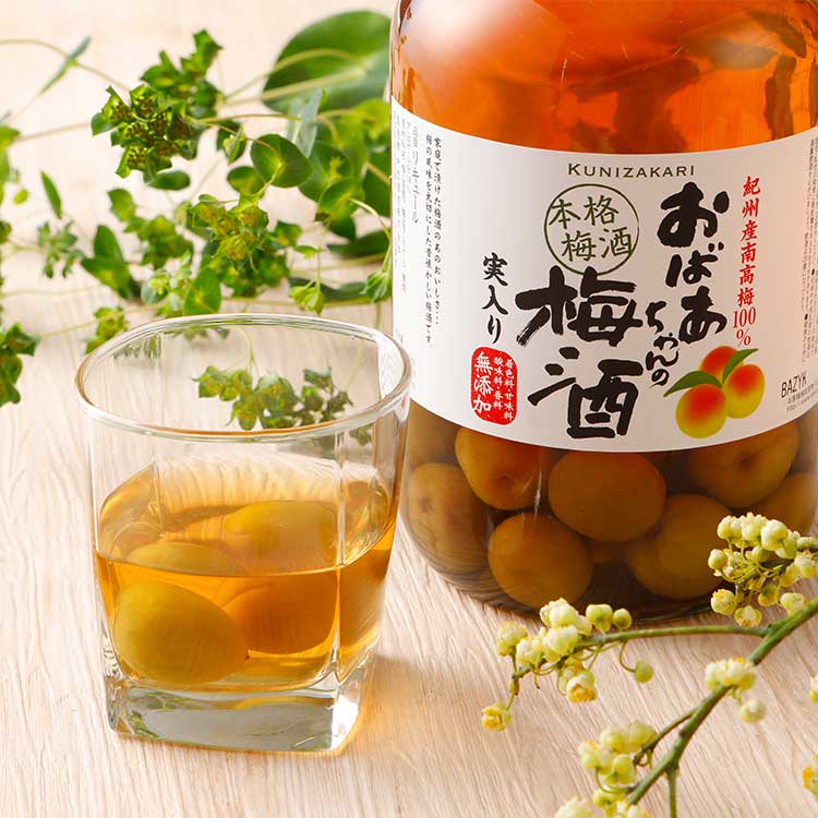 楽天市場】國盛 おばあちゃんの梅酒 1400ml 実入り デカンタ / 本格