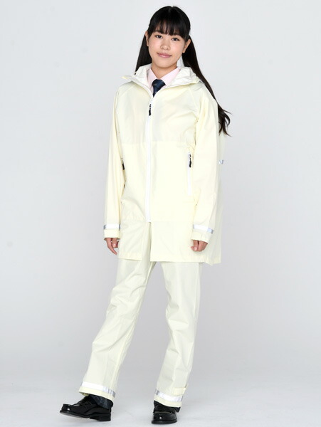 楽天市場】通学用レインスーツ上下セット ストレッチレインジョイ 男女