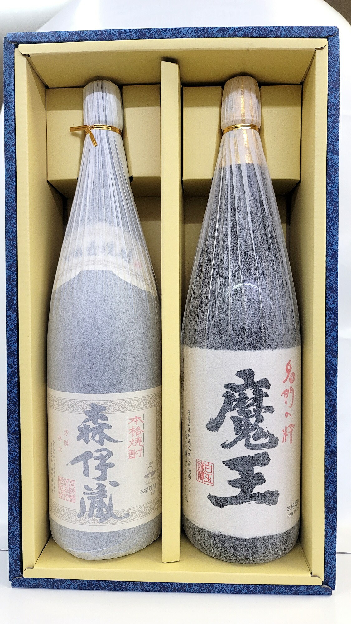 楽天市場】【ギフト箱入り】『芋焼酎の王様セット』森伊蔵＆魔王1800ml