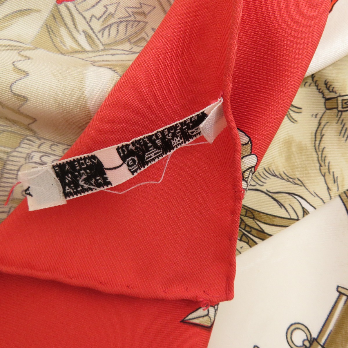 楽天市場】エルメス カレ90 MARINE ET CAVALERIE 海と騎兵隊 スカーフ