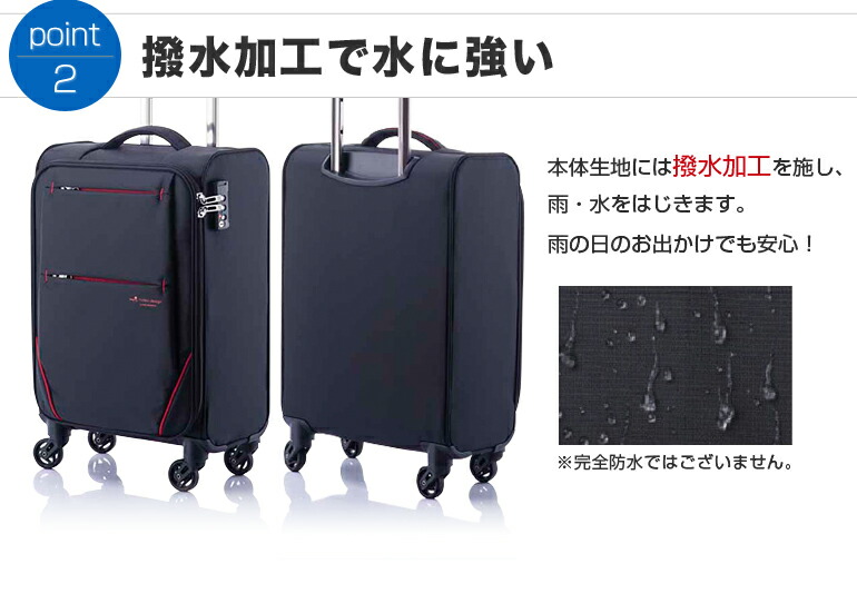 楽天市場】キャリーバッグ キャリーケース HIDEO WAKAMATSU 最軽量級