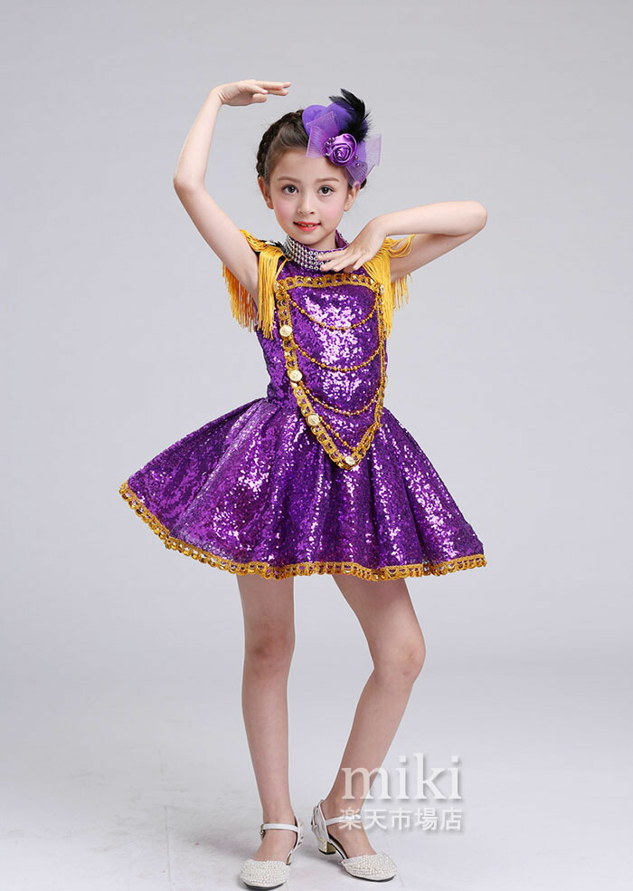 楽天市場】ランキング1位受賞｜スパンコール ダンス衣装 ワンピース