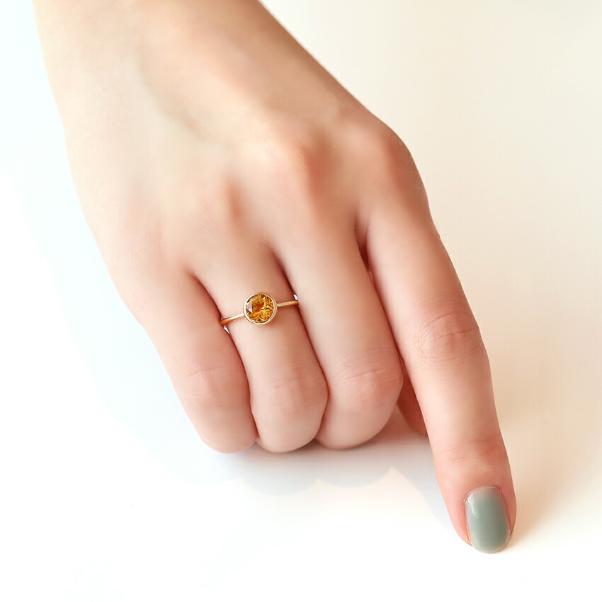 楽天市場】【数量限定】スターインカット シトリン K10イエロー