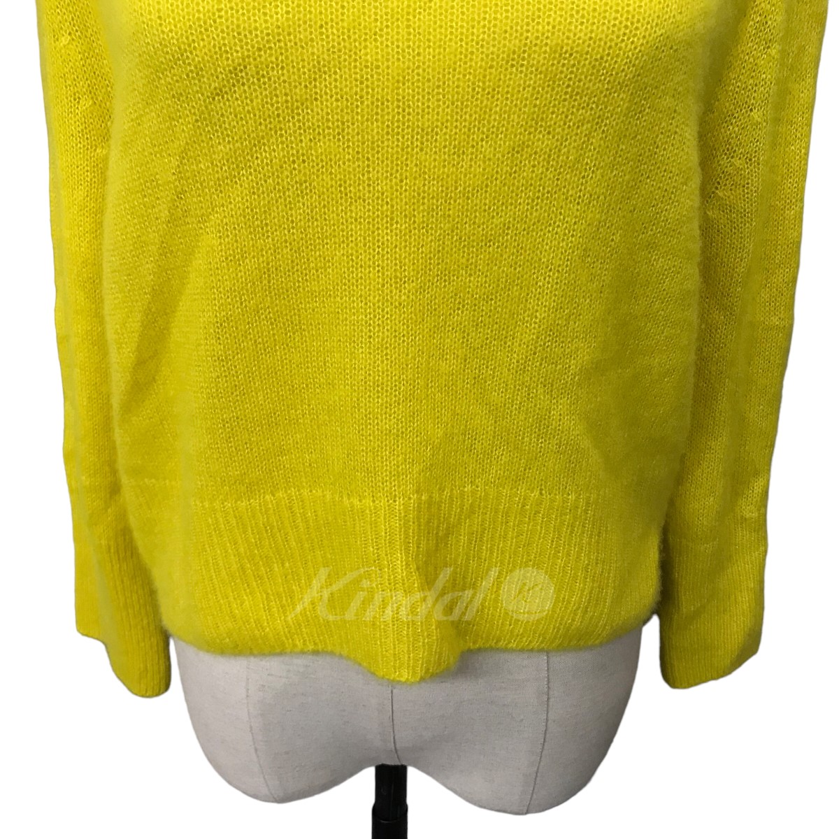 楽天市場】【中古】BLAMINKカシミヤシルククルーネックニット イエロー