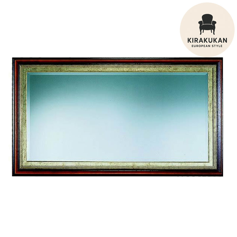 楽天市場】鏡 壁掛け イタリア 特大ミラー 大茶 ウォールミラー