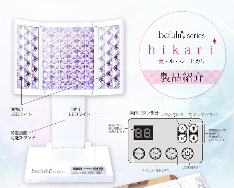 楽天市場】本格フォトフェイシャル美顔器【美ルル ヒカリ】サロン愛用