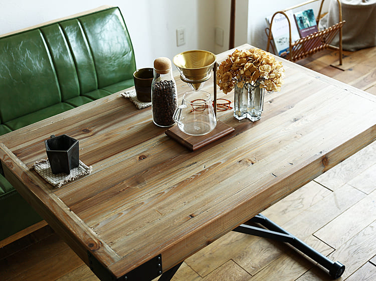 楽天市場】昇降式テーブル PULLEY（プーリー） テーブル リビング