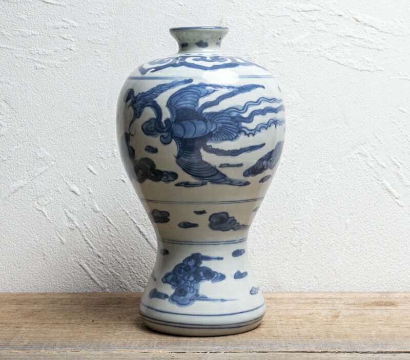 中国 明時代 呉須 角瓶 送料込み251114 中国 明時代 呉須 角瓶 送料