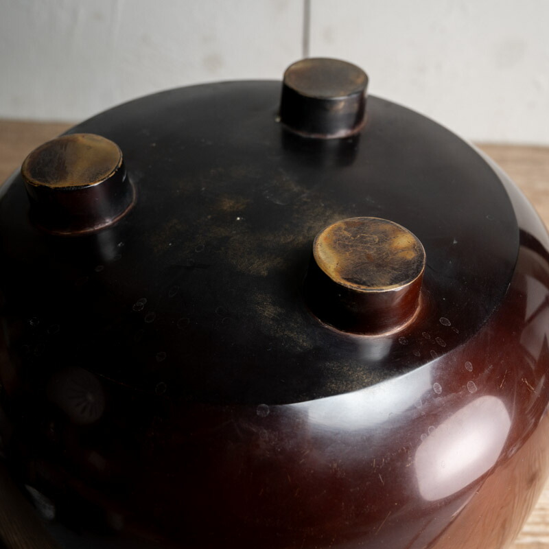 楽天市場】骨董○唐銅大西風炉○釜師寿英 / 作 | W34cm | 共箱 | 20