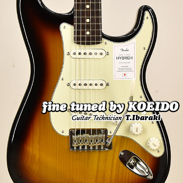 楽天市場】【New】Fender Made in Japan Hybrid II Stratocaster 3TS/R