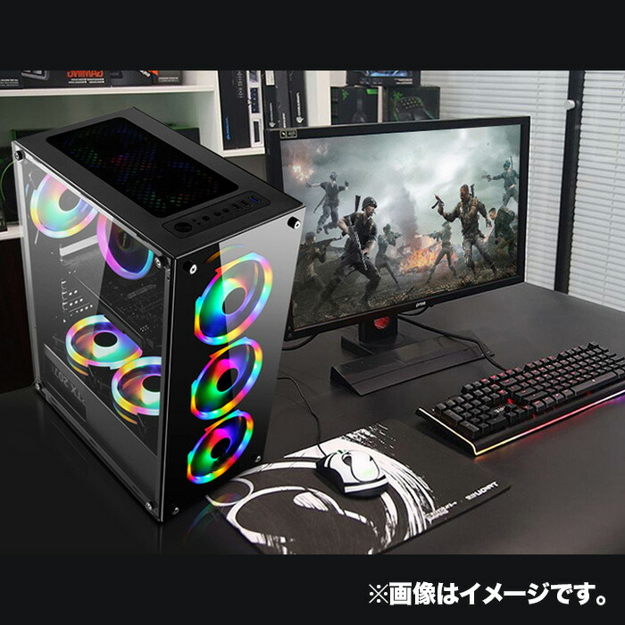 楽天市場】【新品】ゲーミング PCケース ミドルタワーケース Draw
