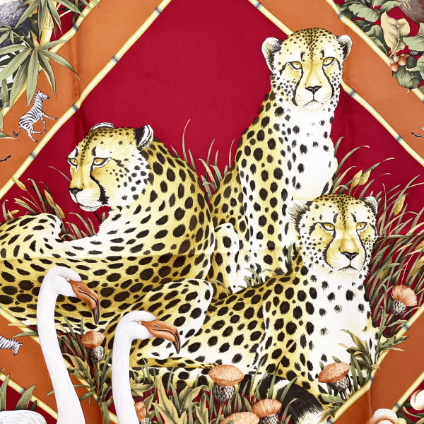 楽天市場】サルバトーレ フェラガモ スカーフ アニマルプリント 大判