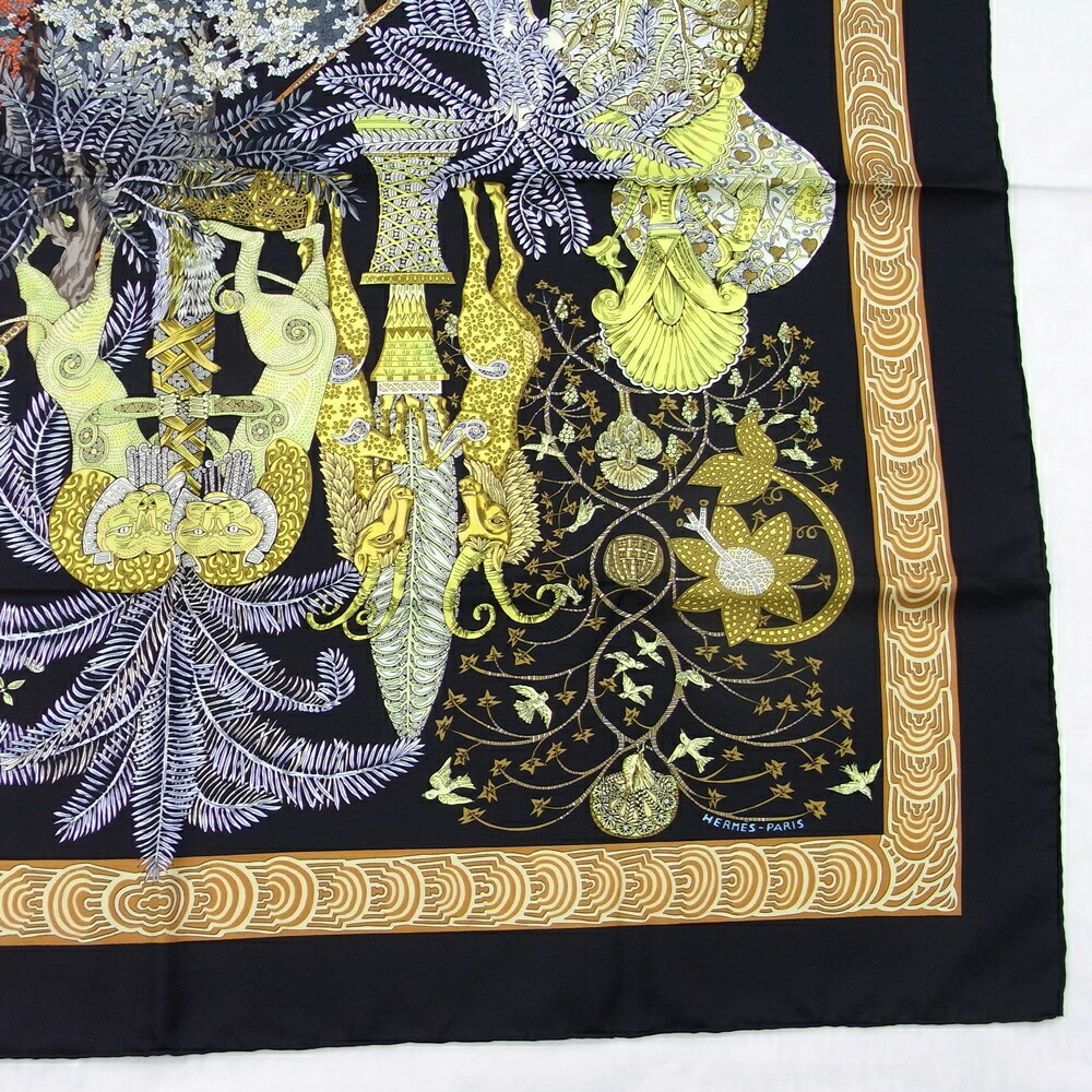 楽天市場】【極美品】HERMES エルメス カレ90 Les Legendes de L'Arbre