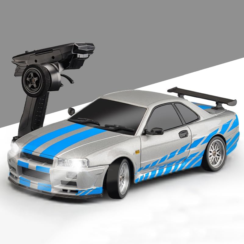 楽天市場】LDR/C 1/18ドリフトカー GTR R34ラジコンカー ドリフト走行