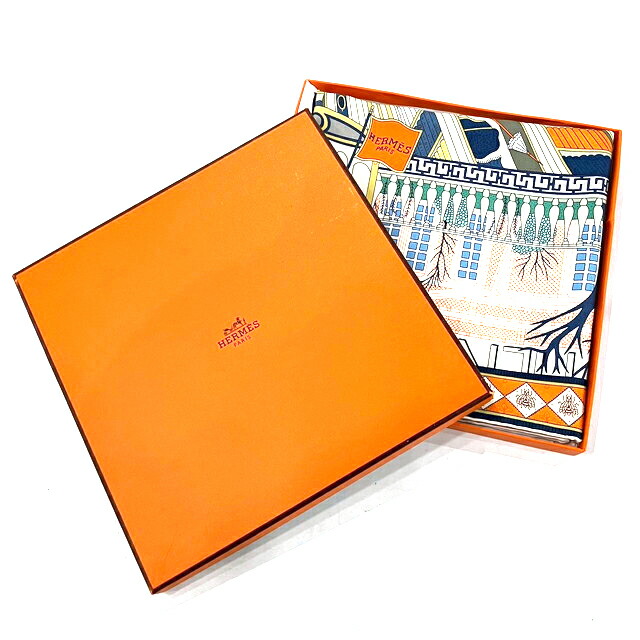 楽天市場】HERMES エルメス スカーフ カレ 90 OBJETS DE CURIOSITE