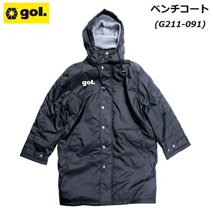 楽天市場】【gol./ゴル 】 ベンチコート G211-091 BLK BLACK ブラック