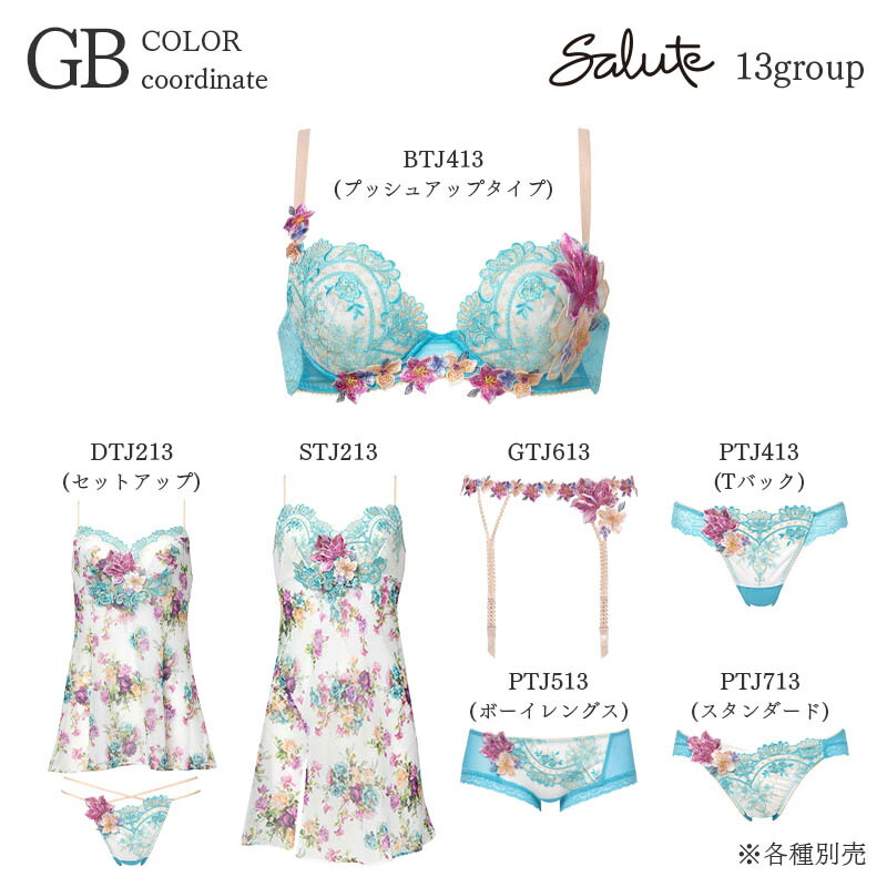 楽天市場】35%OFF サルート Salute 13グループ ワコール セットアップ