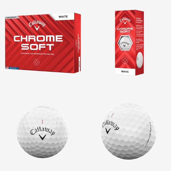 楽天市場】キャロウェイ ゴルフ ボール【Callaway】CHROME SOFT BALL