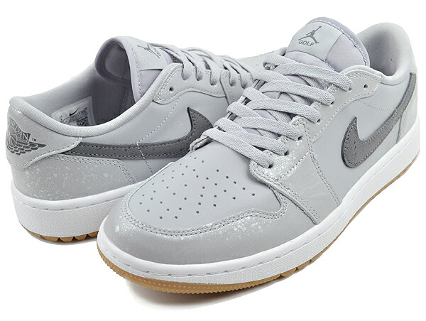 楽天市場】NIKE AIR JORDAN 1 LOW GOLF wolf grey/iron grey-white